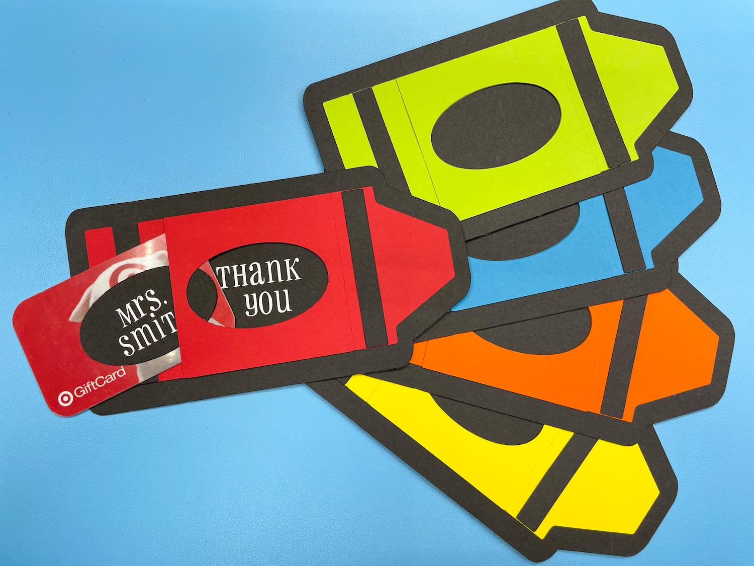 Gift Card Holder  Teacher – Color Box Letterpress