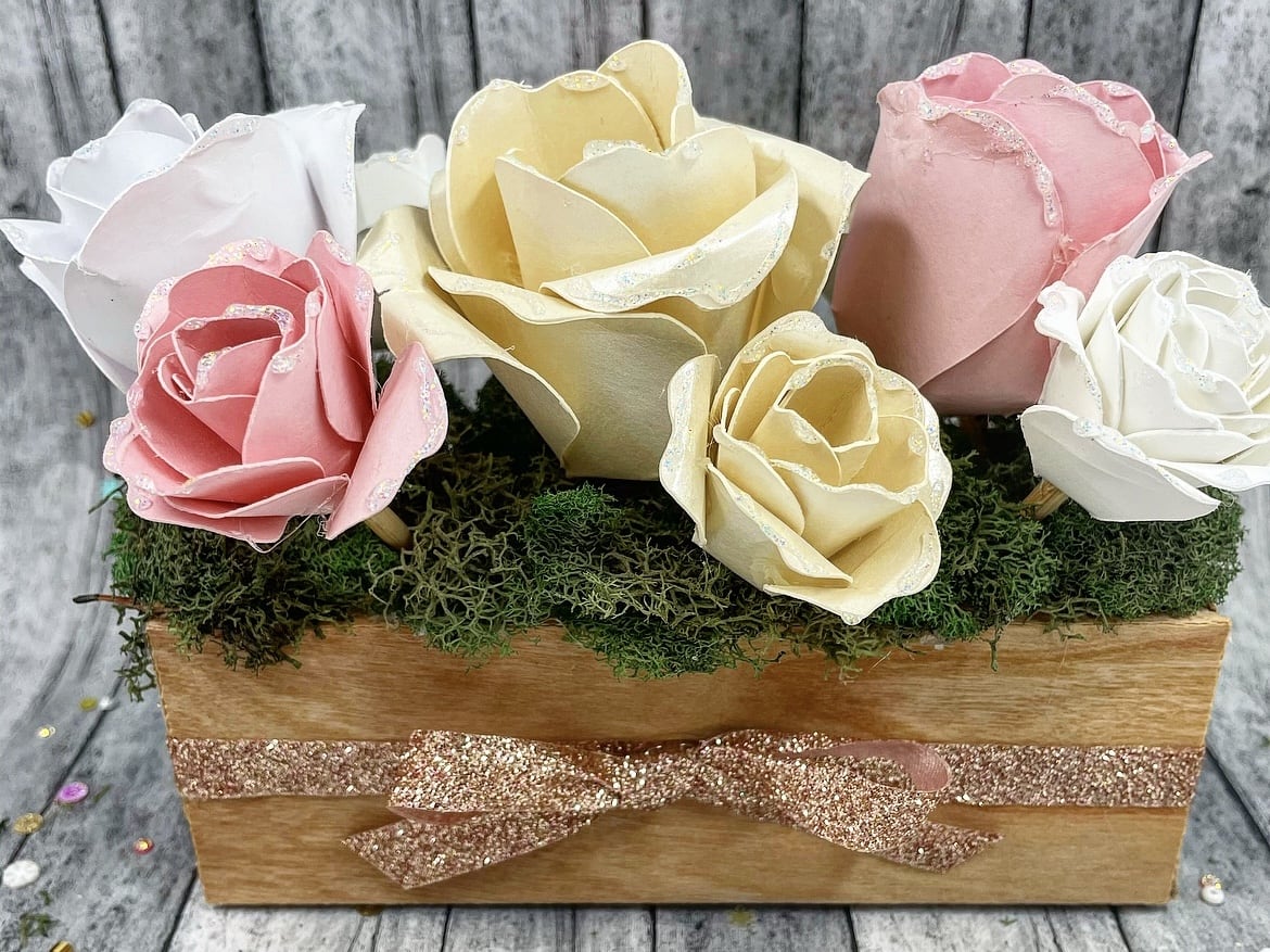  Healeved Box Box Bouquet Box Flower Boxes for Bouquets Nesting  Boxes Flower Wrapping Boxes Floral Boxes Bouquets Boxes Candy Gift  Paperboard Flower Case Hug Bucket Cardboard Bridesmaid Mini : Everything  Else