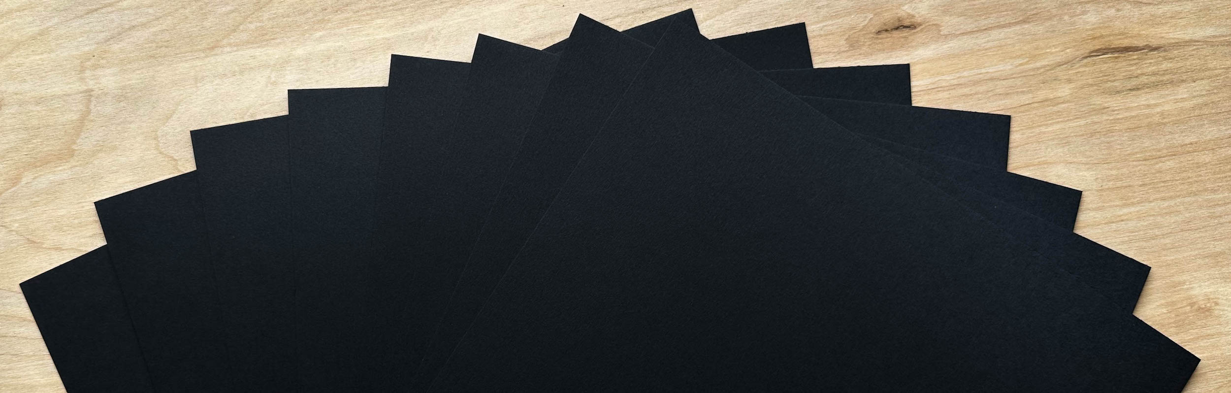 Sirio Ultra Black Flat Cards  No Carbon Black – Cardstock Warehouse