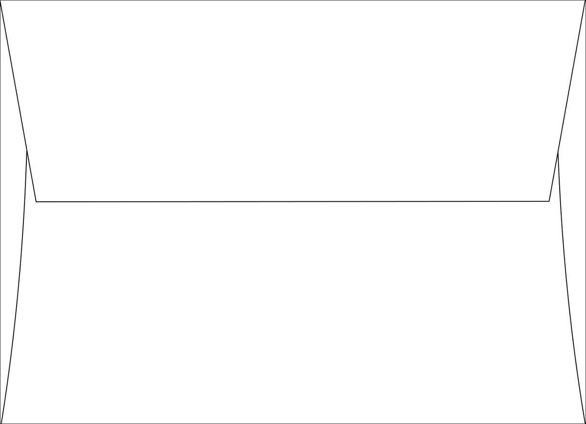 Pure White Square Flap Envelopes