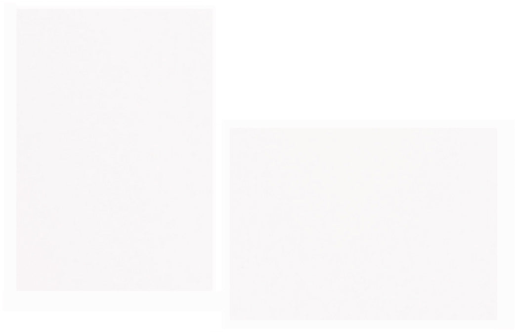 Woodstock Bianco White Flat Panel Cards