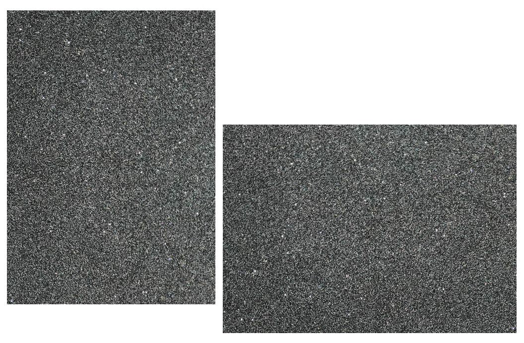 Black Mirrisparkle Glitter Flat Cards