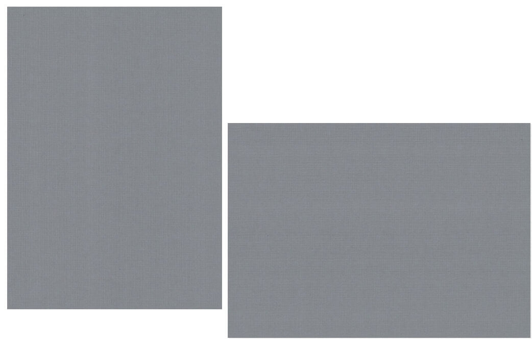 Pewter Gray Linen Flat Cards