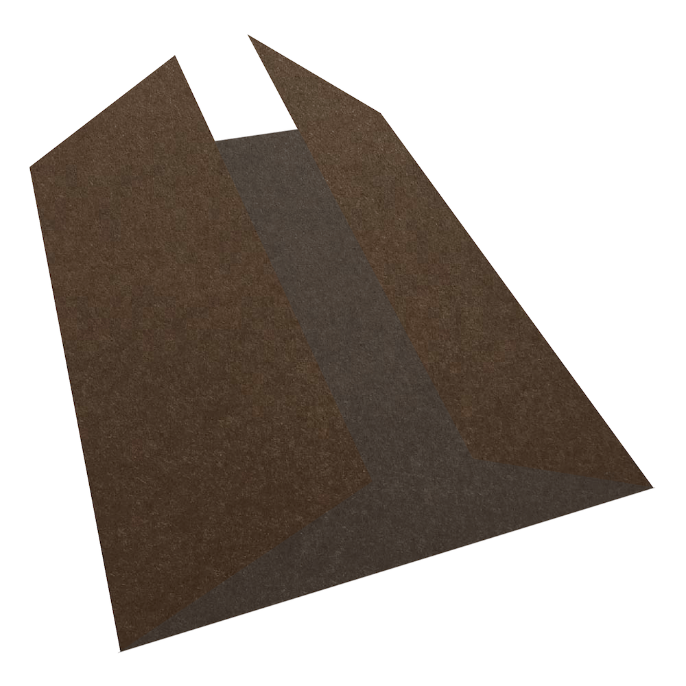 Colorplan Bagdad Brown Gate Fold Cards