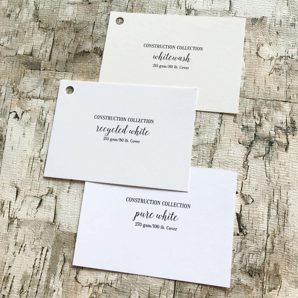 Recycled White Cardstock | Solid-Core Matte
