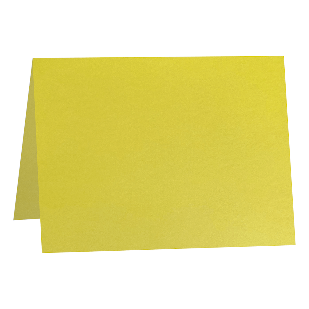 Colorplan Chartreuse Folded Cards