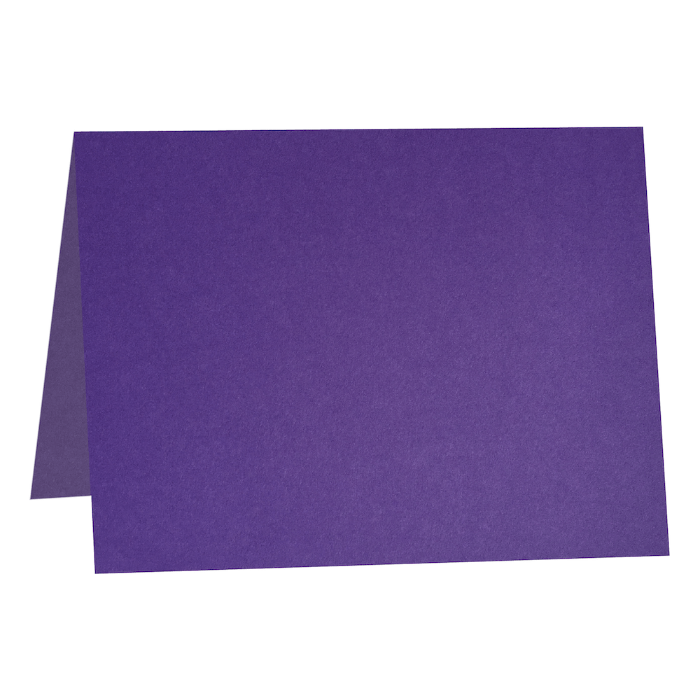Colorplan Purple Folded Cards