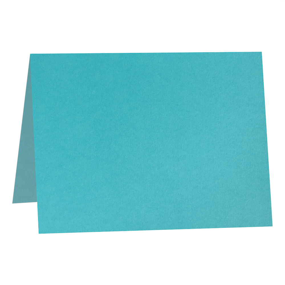 Colorplan Turquoise Folded Cards