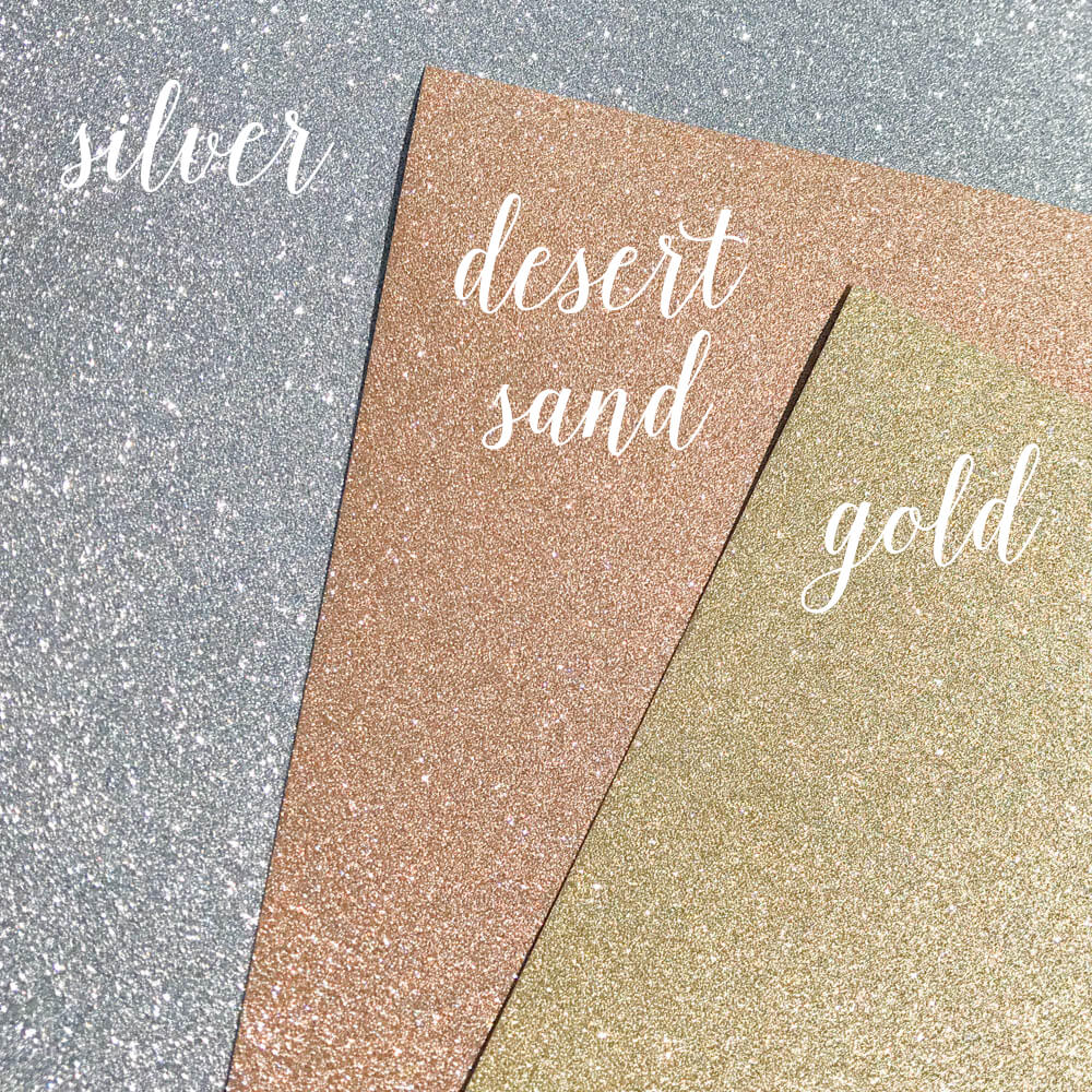 Silver MirriSparkle Glitter Cardstock