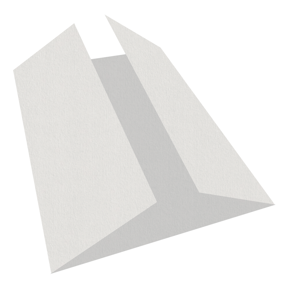 Colorplan Pale Grey Gate Fold Cards