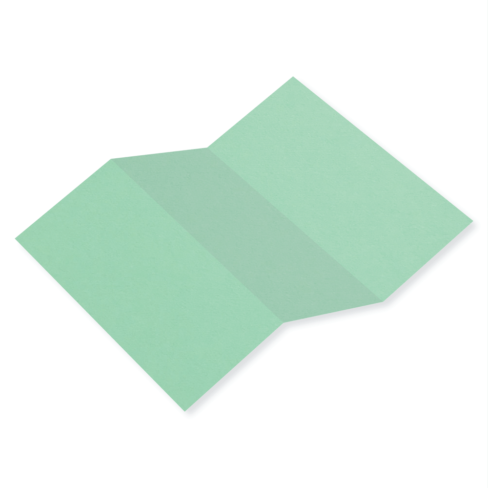 Colorplan Park Green Tri Fold Card
