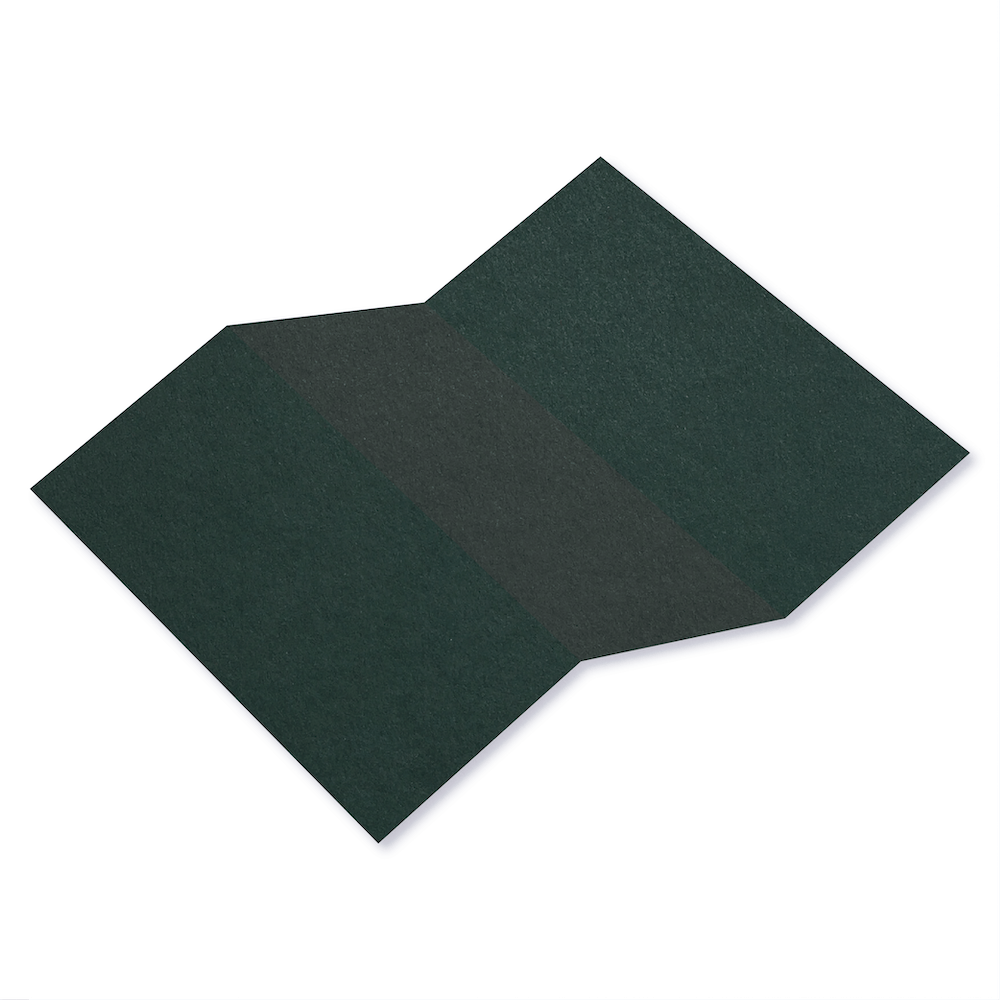 Colorplan Racing Green Tri Fold Card