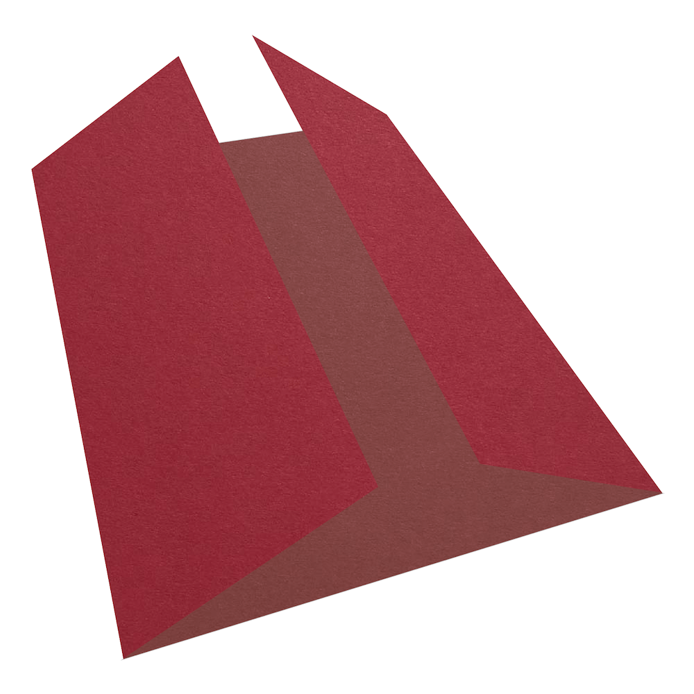Colorplan Scarlet Gate Fold Cards
