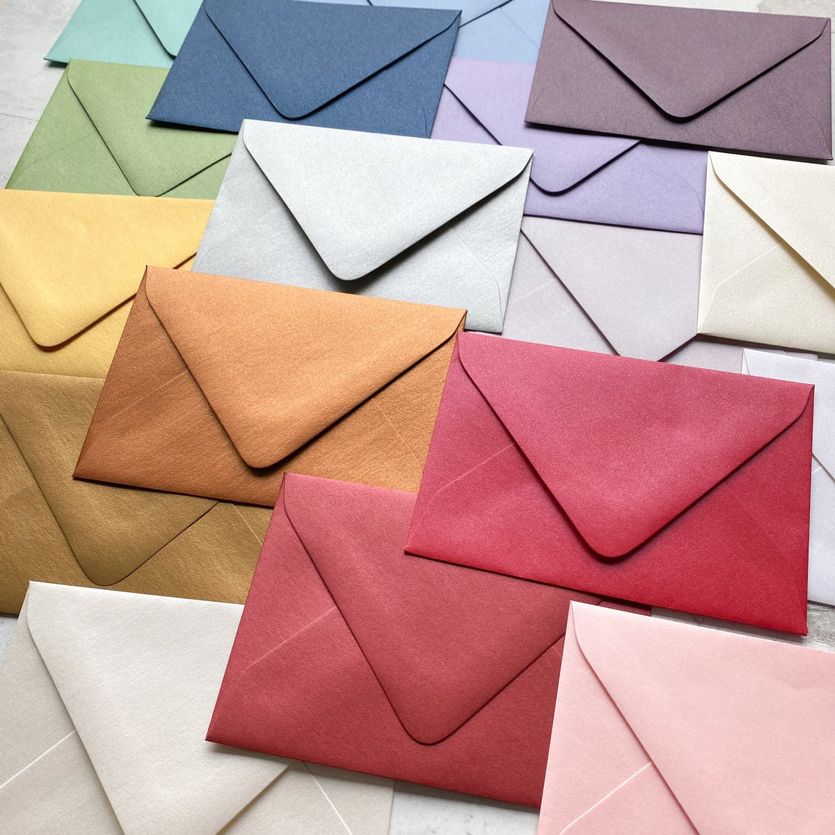 Silver Stardream Euro Flap Envelopes