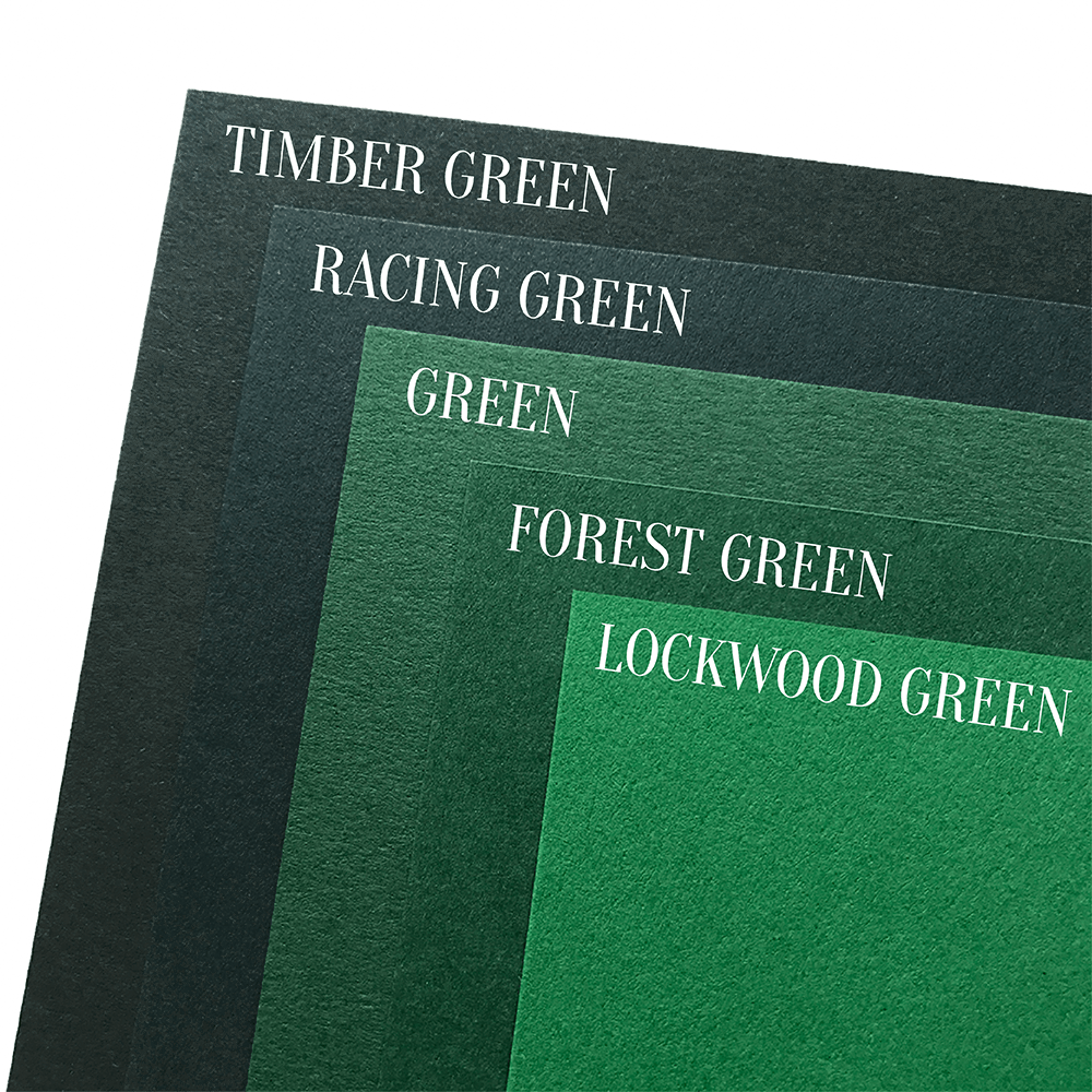 Timber Green Cardstock | Solid-Core Recycled