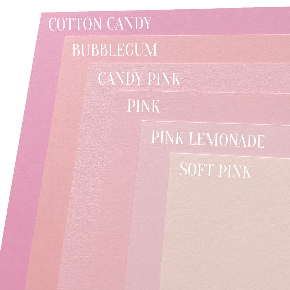 Cotton Candy Pink Pop-Tone | Solid-Core Cardstock Paper