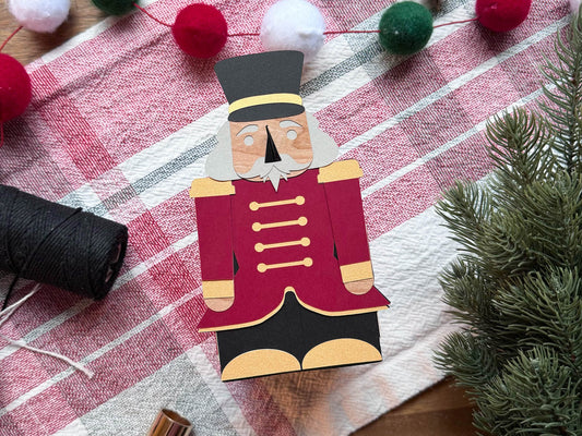 3D Nutcracker Christmas Box - Cardstock Warehouse