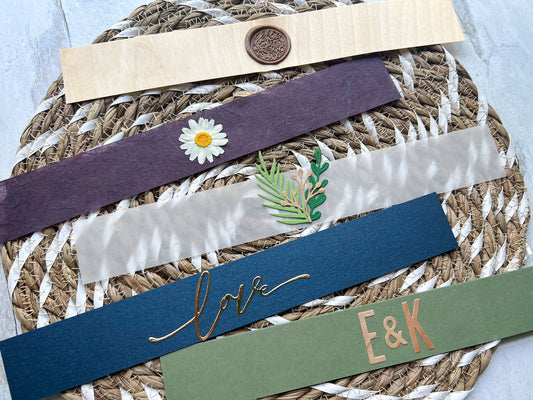 5 Ways to Embellish Belly Bands - Cardstock Warehouse