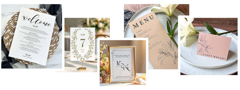 Wedding Day Stationery Paper Goods