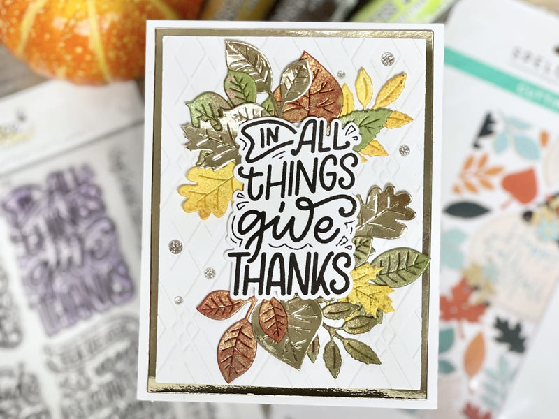 Autumn Leaves Handmade Card