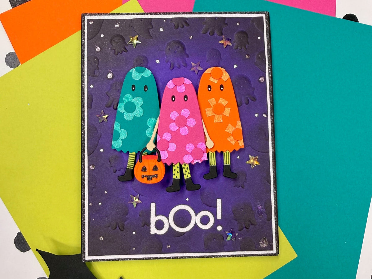 Bright Ghoulfriends Halloween Card