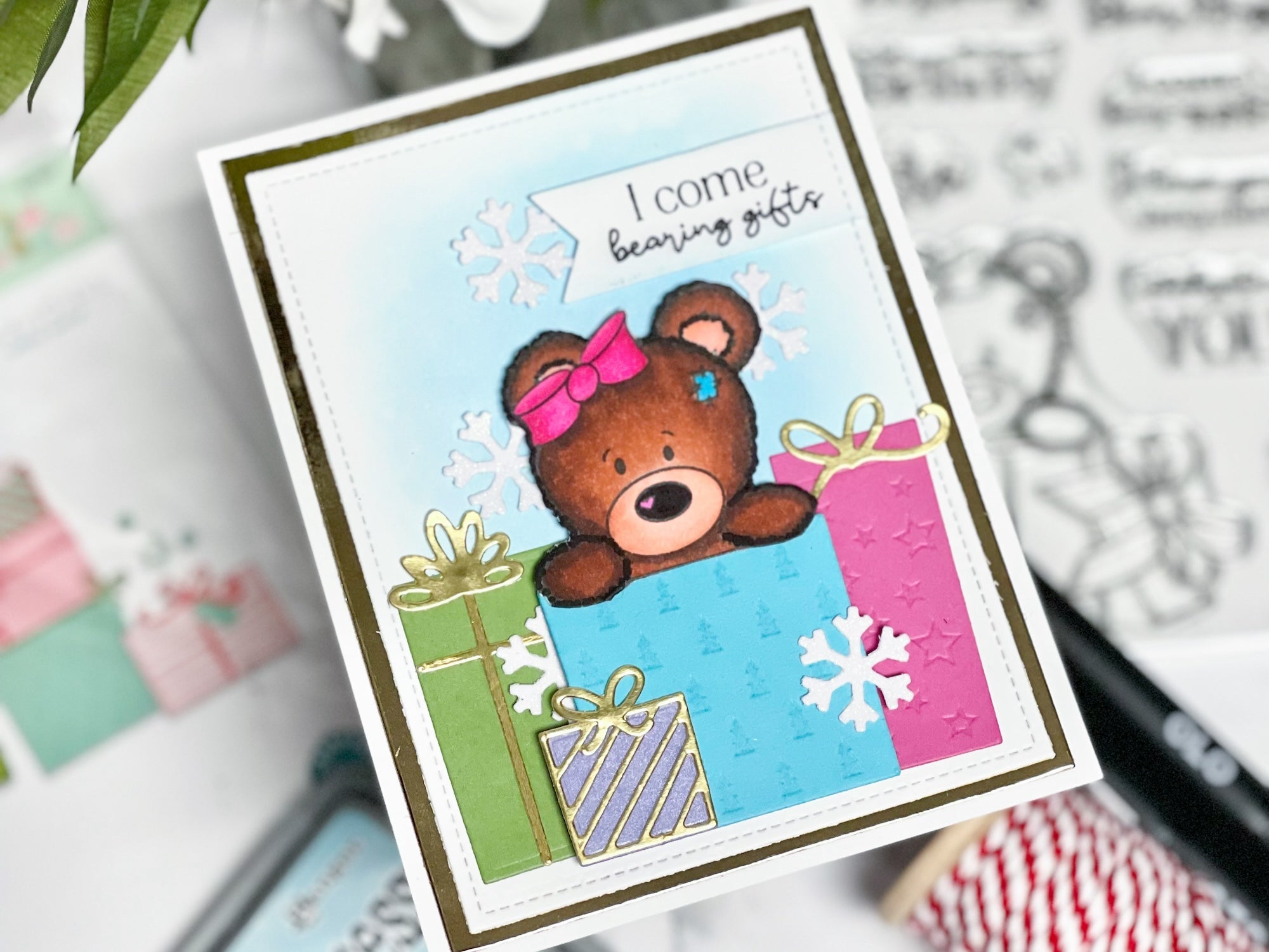 Beary Cute Christmas Card – Cardstock Warehouse