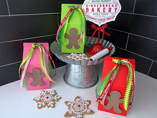 DIY Christmas Cookie Treat Boxes