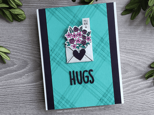 Die Cut Pocket Slide Bouquet Card - Cardstock Warehouse