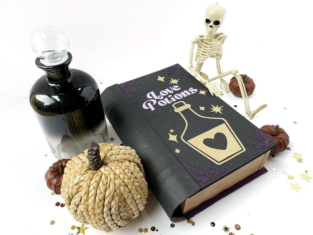 DIY Halloween Potion Book Decoration - Cardstock Warehouse