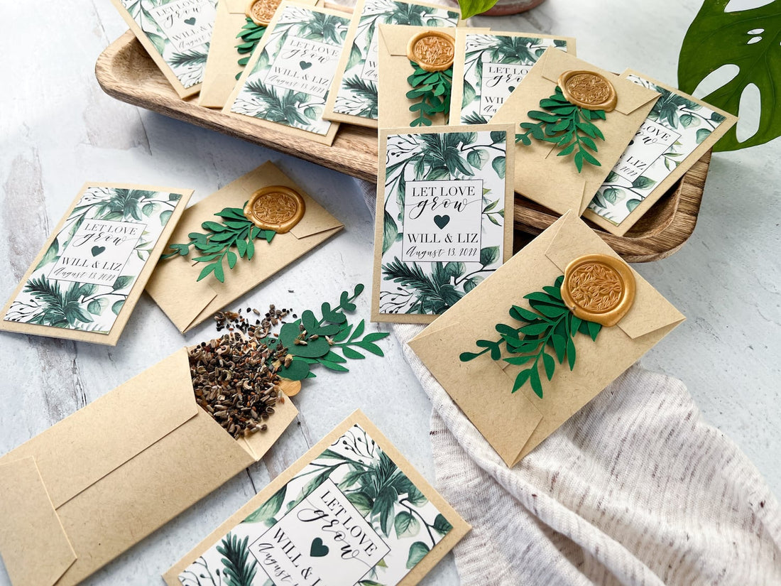 DIY Seed Packet Wedding Favors - Cardstock Warehouse