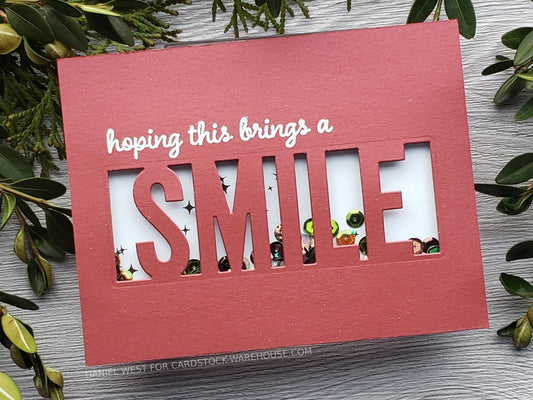 DIY Smile Shaker Card - Cardstock Warehouse