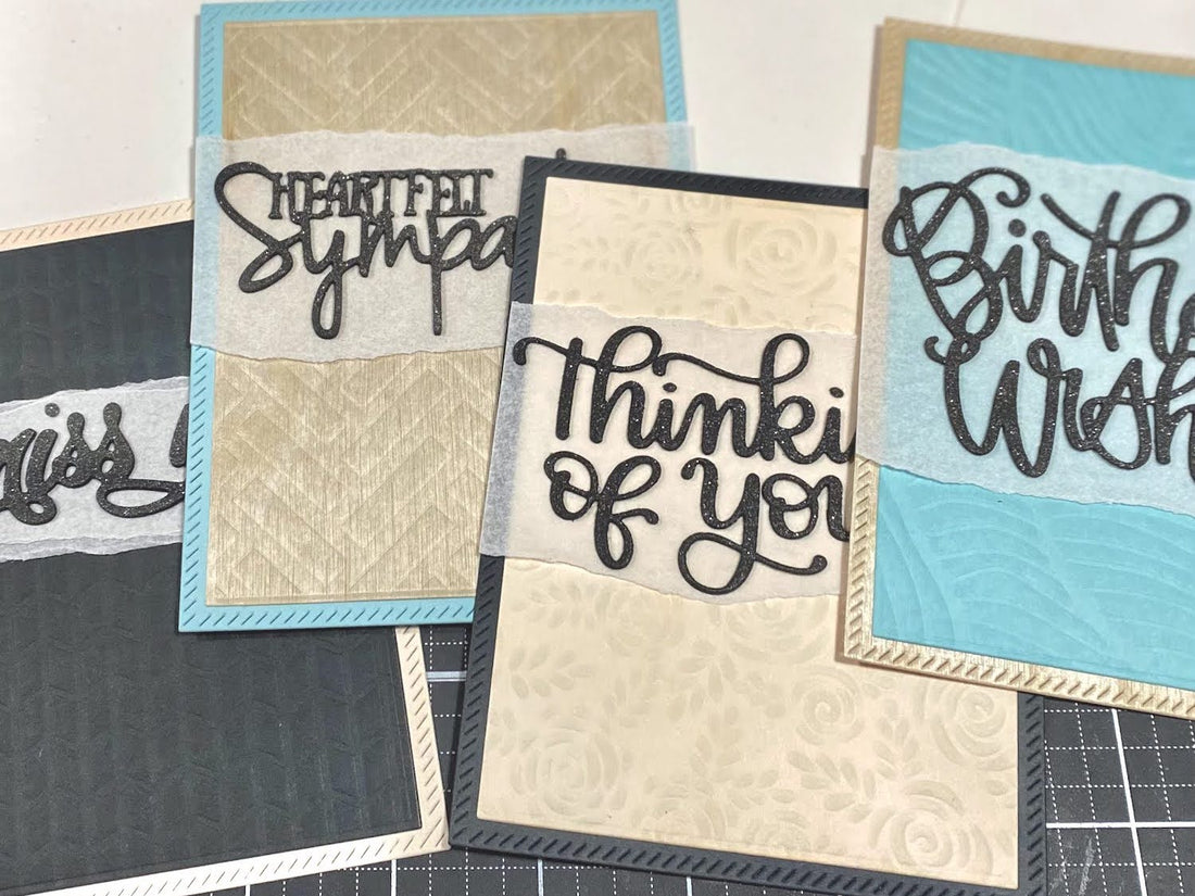 Embossing with Stencils - Cardstock Warehouse