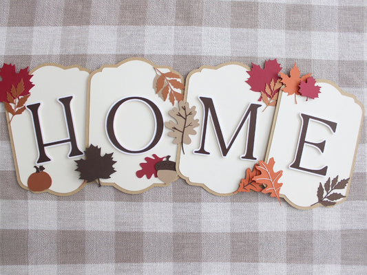 Fall Foliage HOME Banner - Cardstock Warehouse