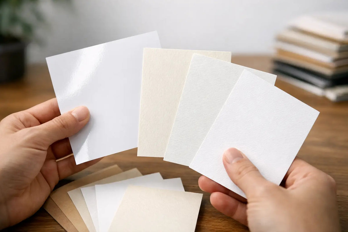 How to Choose Cardstock Finish