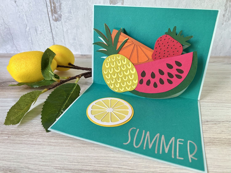 Summer Fruit Pop-Up Card – Cardstock Warehouse