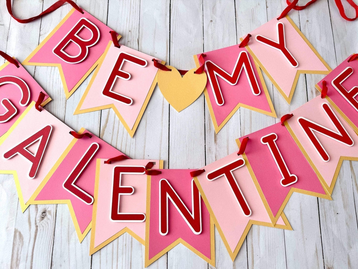 "Be My Galentine" Valentine's Day Party Banner