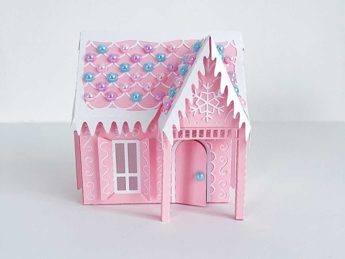 3D Paper Gingerbread House