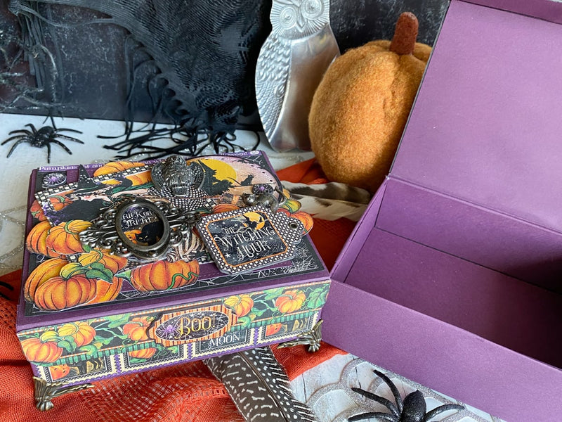 Chipboard Halloween Card Box