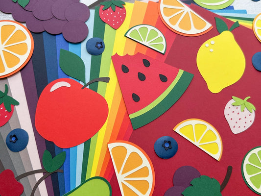 Summer Fruit Die Cuts - Cardstock Warehouse