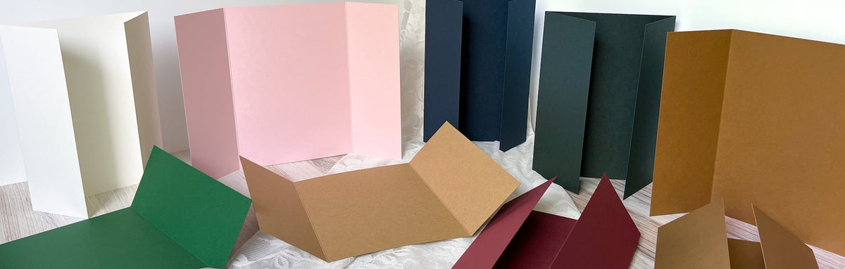 Kraft Gate Fold Cards