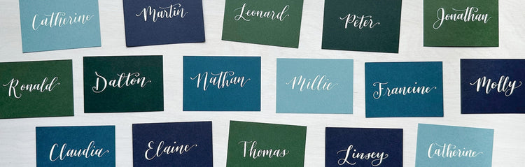 Lessebo Colours Flat Place Cards