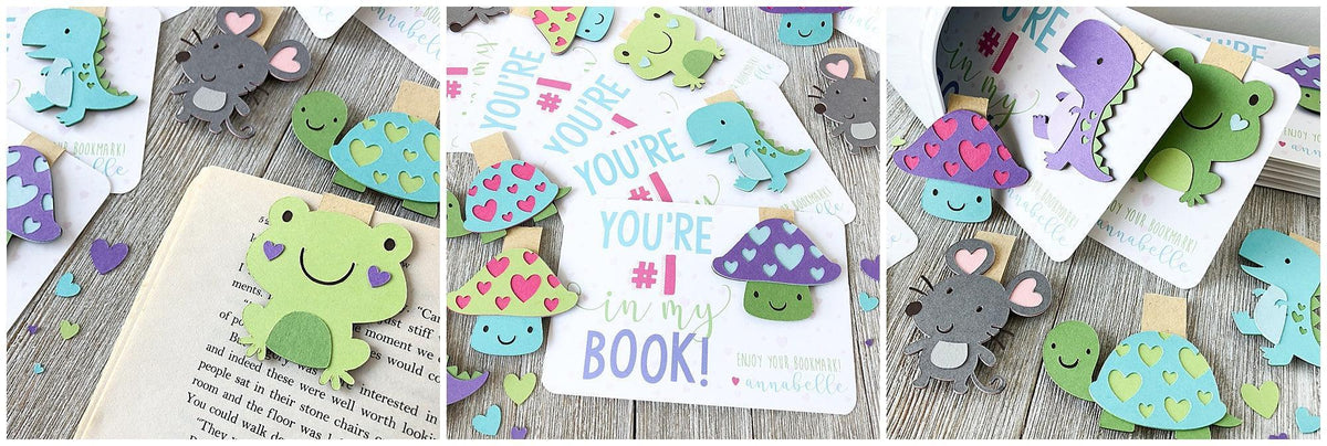 Magnetic Valentine Bookmarks