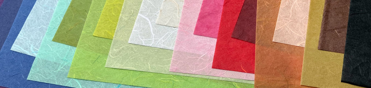 Thai Unryu mulberry paper sheets with swirling kozo fiber patterns — translucent and effortlessly beautiful – Cardstock Warehouse
