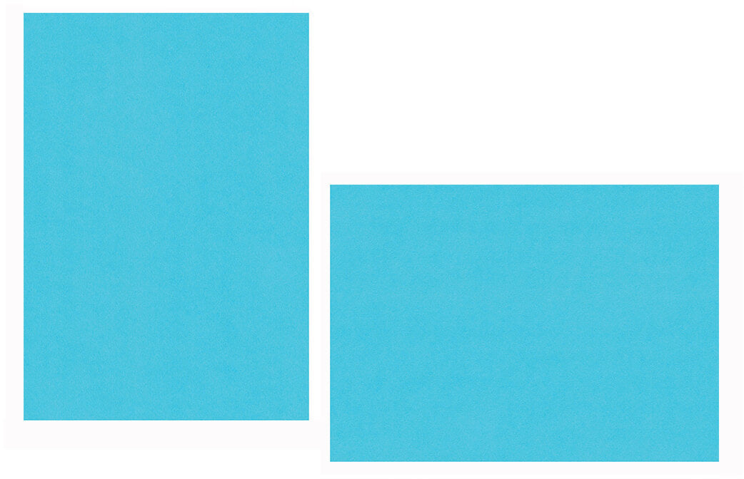 Beach Blue Flat Cards-Cardstock Warehouse