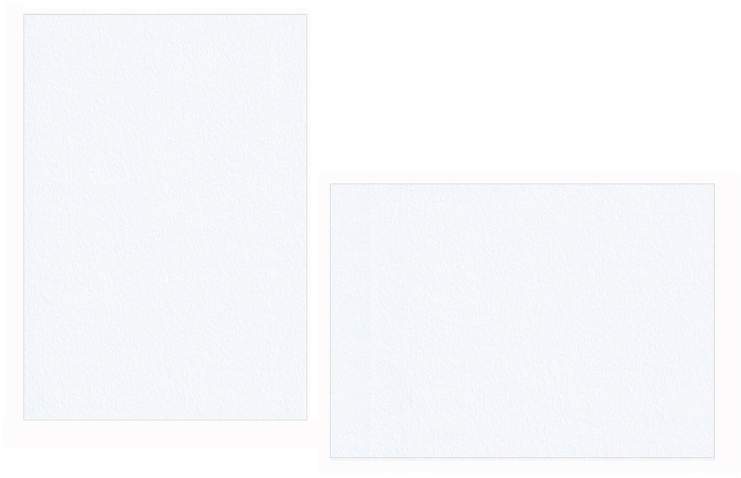 Lettra 100% Cotton Fluorescent White Flat Panel Cards-Cardstock Warehouse