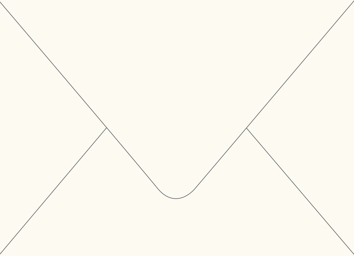 Vanilla Lessebo Colours Envelope