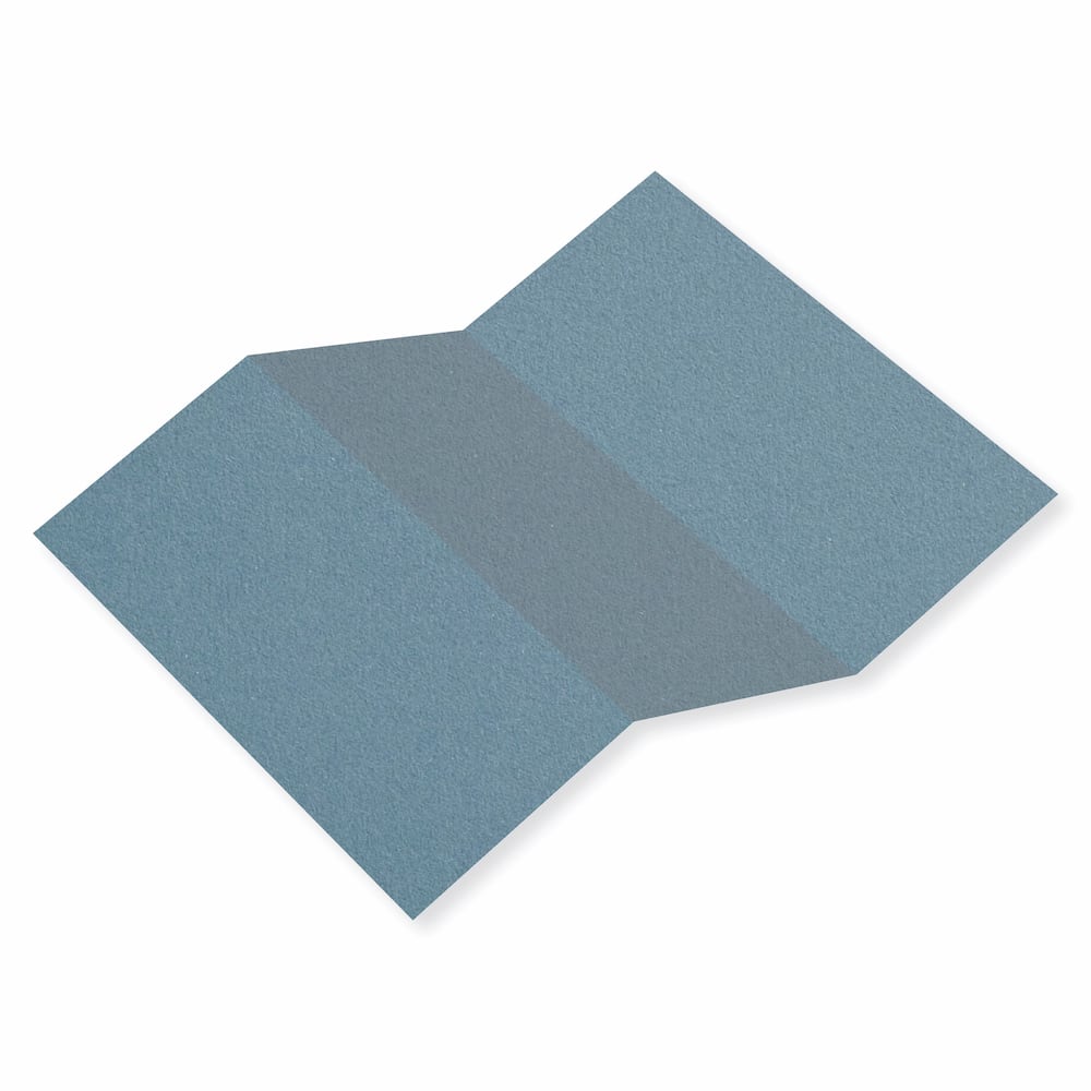 Materica Acqua Blue Tri Fold Card-Cardstock Warehouse