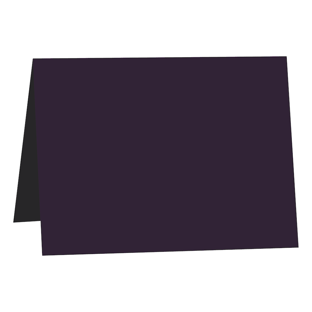 Aubergine Half-Fold Cards-Cardstock Warehouse