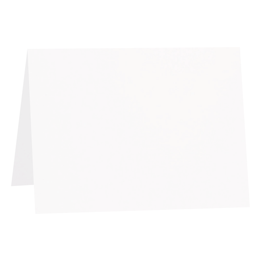 Woodstock Bianco White Half Fold Cards