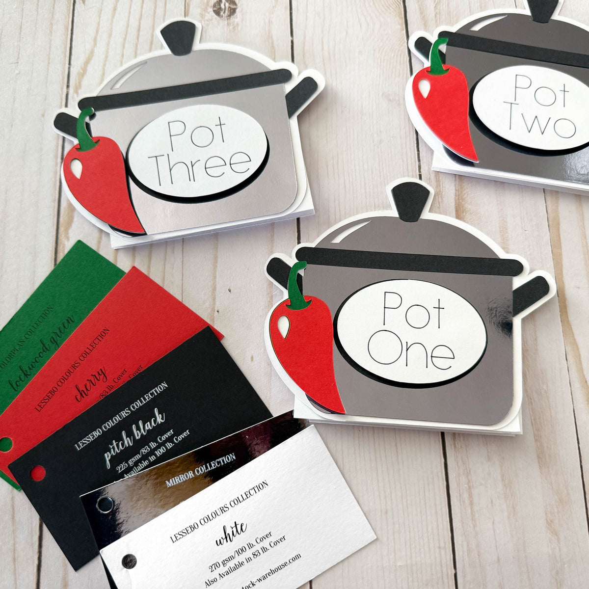 Autumn Chili Cook-Off Party DIY Food Markers